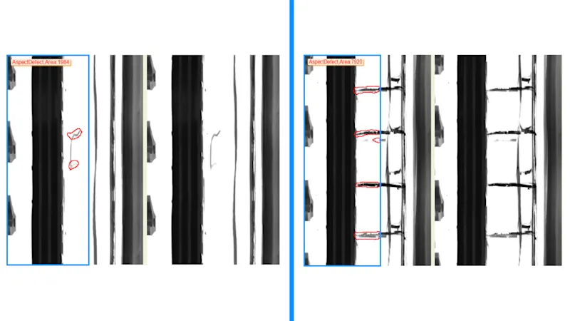 Vial Inspection with line scan cameras