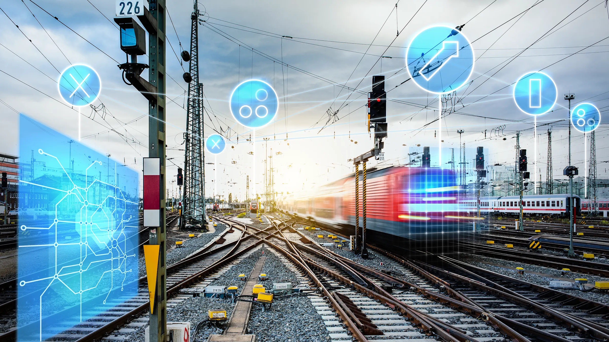 Imaging in infrastructure and rail tasks