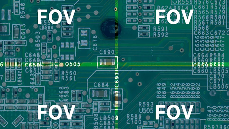 Filed of View on a mainboard