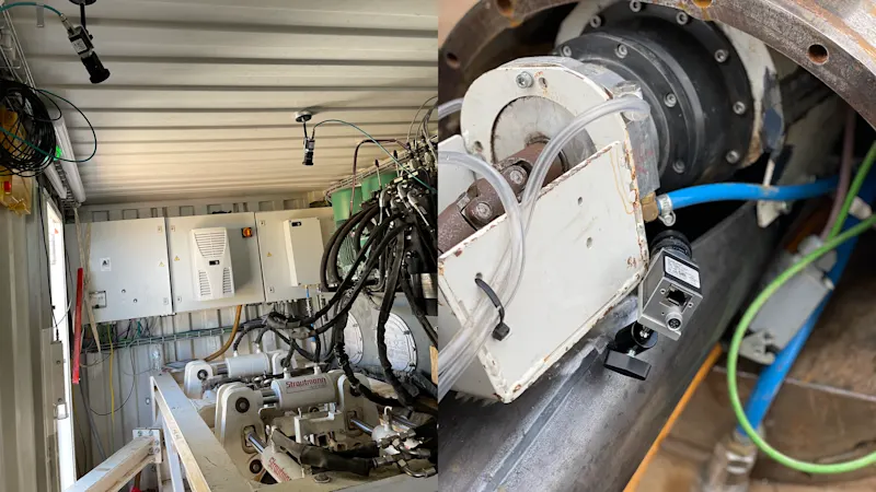 Basler cameras in the tunnel boring machine
