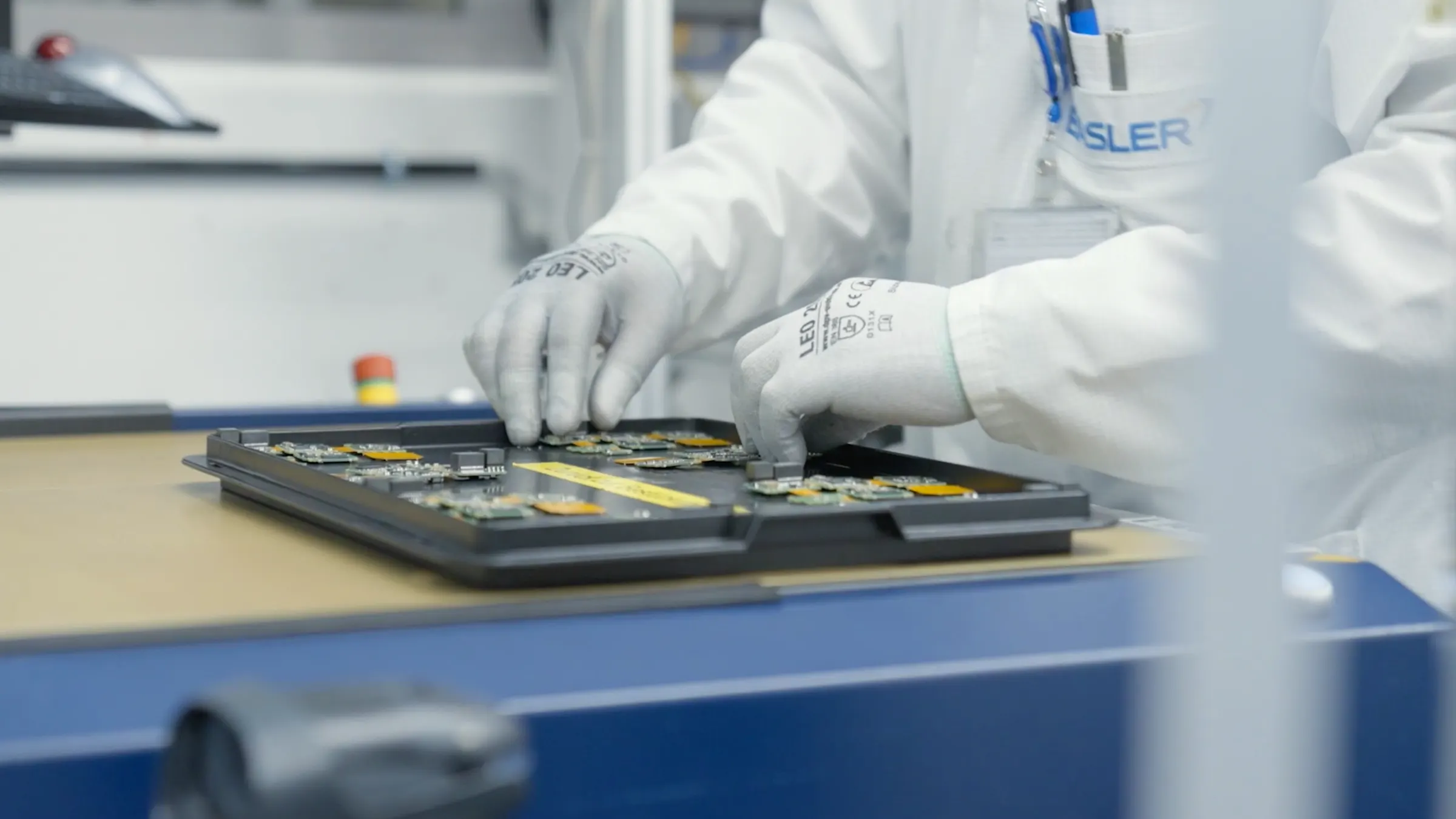 Studierende bei Basler