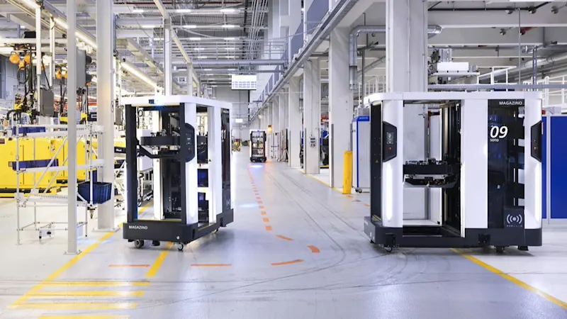 Autonome Roboter mit 3D-Vision in der Produktionslogistik