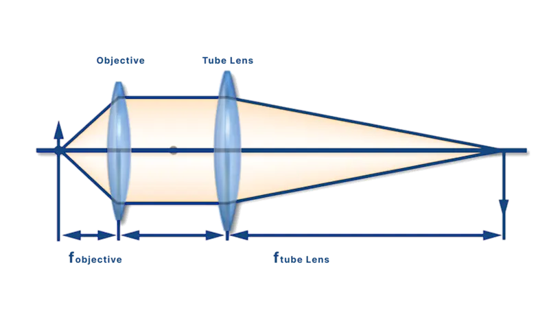 How to calculate system magnification