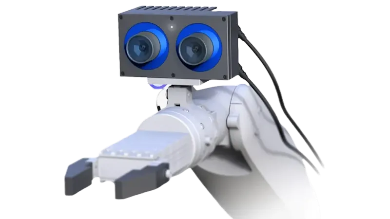 Developed for use on robot arms: The Basler Stereo visard camera