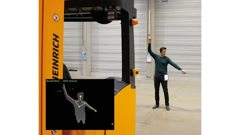 Time-of-Flight Kameras in einem smarten Gabelstapler zur Lagerautomatisierung
