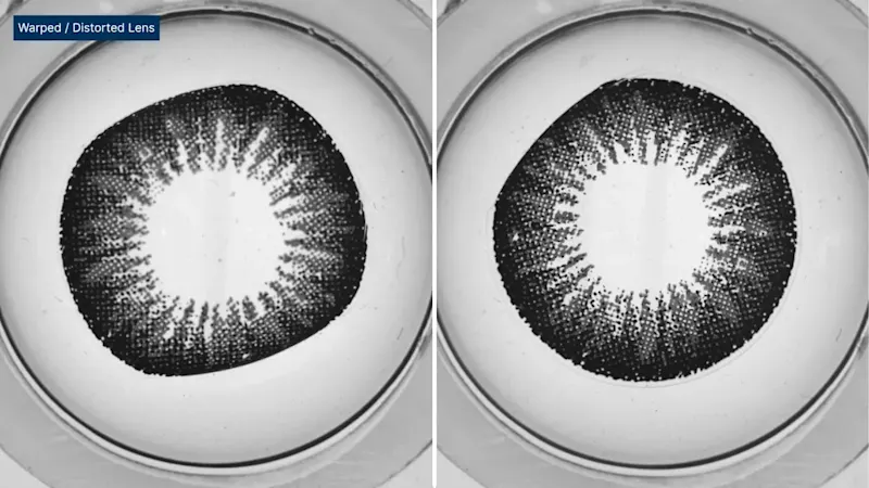 典型的隱形眼鏡檢測系統會整合暗場光源、精密光學與工業成像。