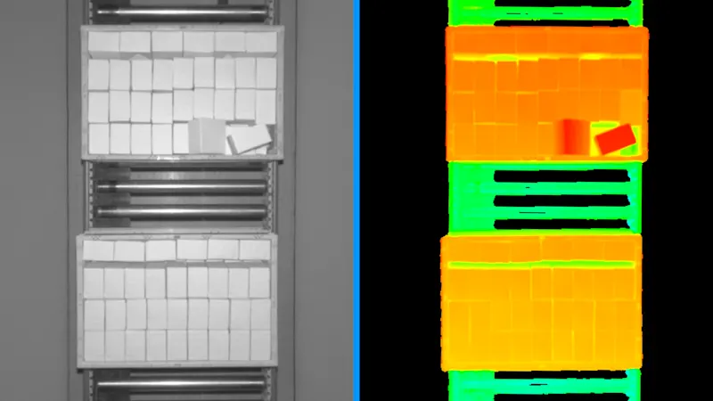 The 3D elevation image makes height differences and gaps visible.