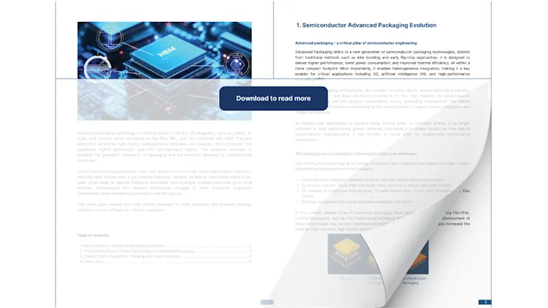 Tackling the Top 5 Critical Vision Challenges in Advanced Semiconductor Packaging Inspection