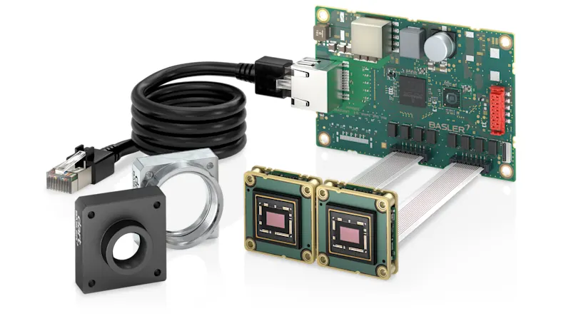 Compact multi-camera system consisting of dart M camera modules and dart M Switch.