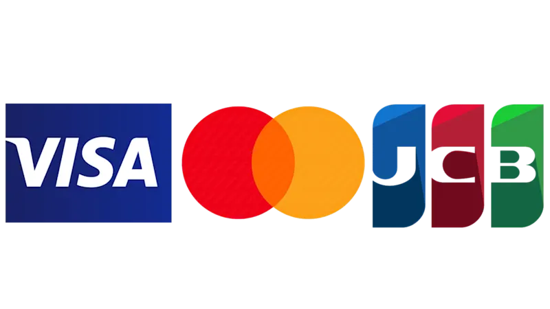 Visa、Mastercard、JCB