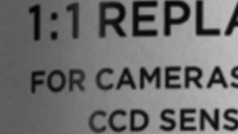 Bild 2C: acA640-121gm mit ICX618 Replacement Sensor