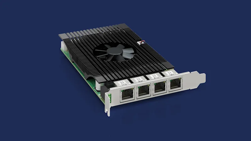 최대 4대의 카메라를 위한 Basler 5GigE 인터페이스 카드