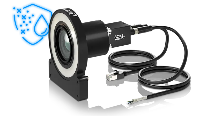 IP67 camera and components form a complete solution