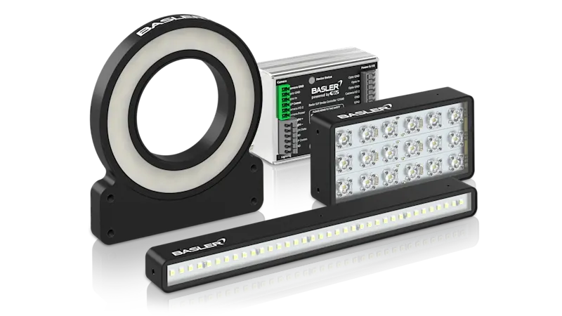 IP67 lighting from Basler ensures homogeneous illumination under demanding environmental conditions with dust and water