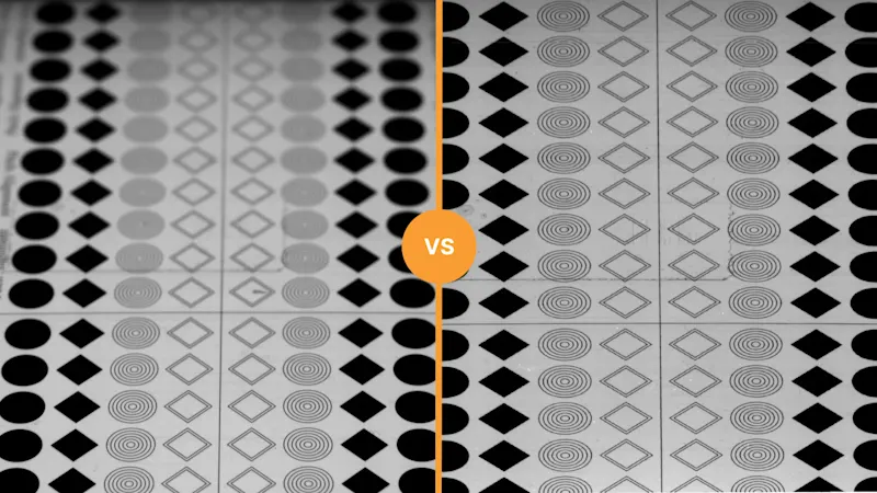 Scheimpflug imaging solution with real time trapezoidal distortion correction