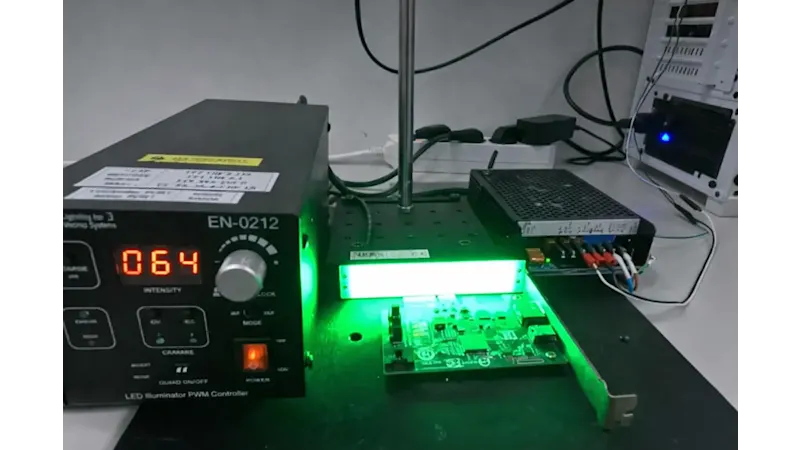基於 FPGA 的處理結合序列控制(例如 RS232),可實現即時缺陷檢測與立即致動。