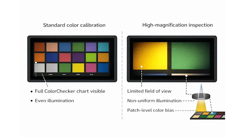 Color Calibration: Standard vs At High-Magnification