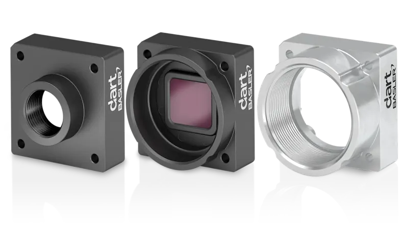 Bareboard or optionally S-mount, C-mount with and without IR cut filter, CS-mount with and without IR cut filter made of plastic or aluminum