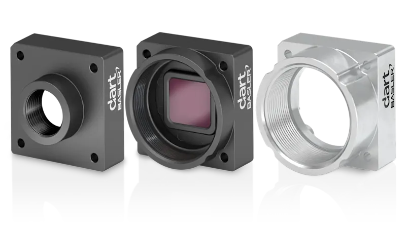 We offer cost-effective S- and CS-mounts made of heat- and electrically-conductive plastic, as well as S-, C- and CS-mounts made of aluminum. The CS- and C-mounts are available for color camera modules with an integrated IR cut filter.