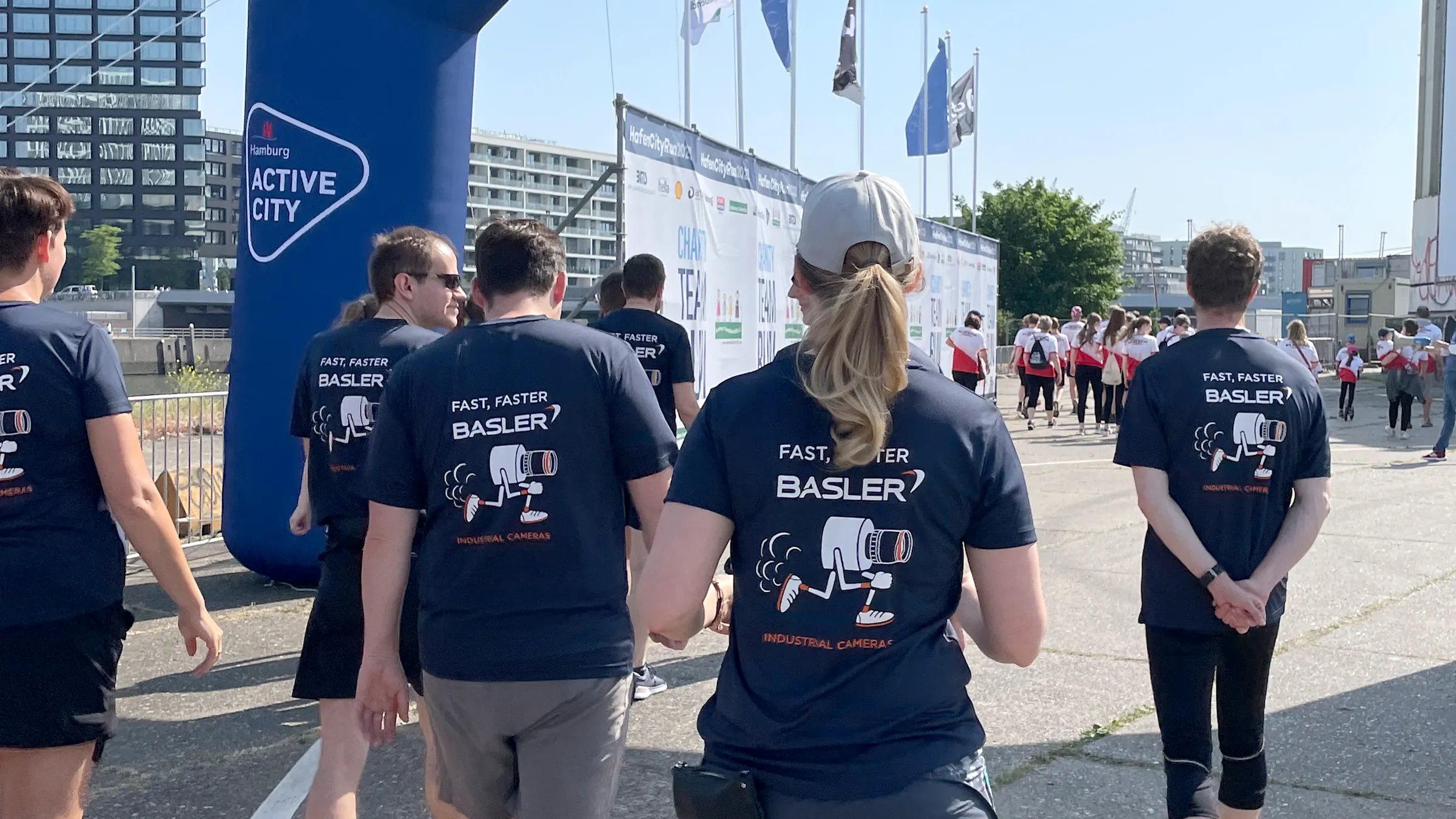 Basler Mitarbeiter bei HSH Run