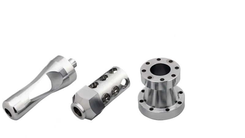 Ispezione di pezzi provenienti da lavorazioni metalliche CNC
