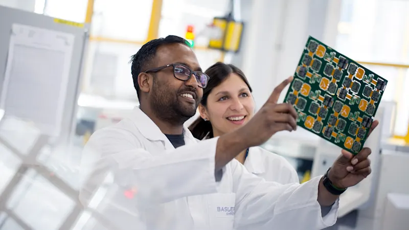 Quality check of a camera board