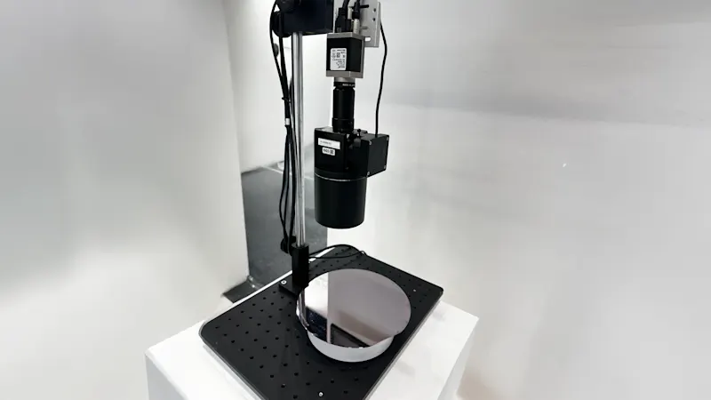 wafer surface inspection with 25MP camera