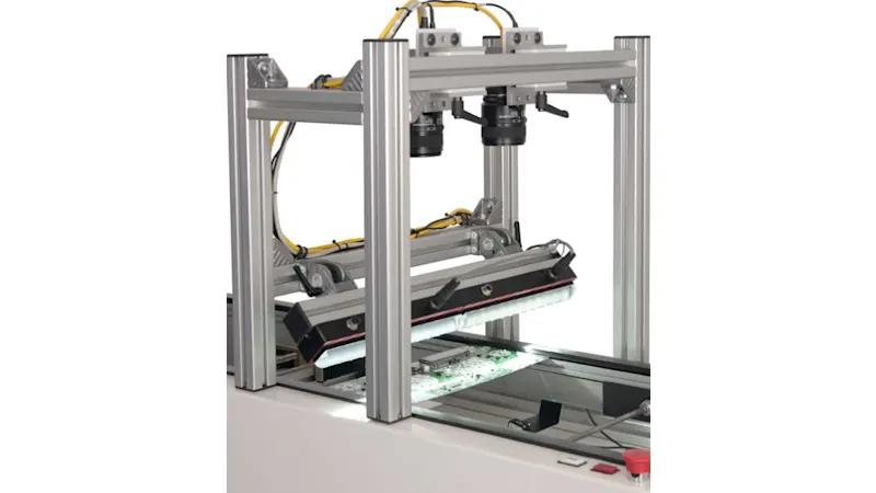 PanelScan: a line-based vision system for reading barcodes on printed circuit boards.