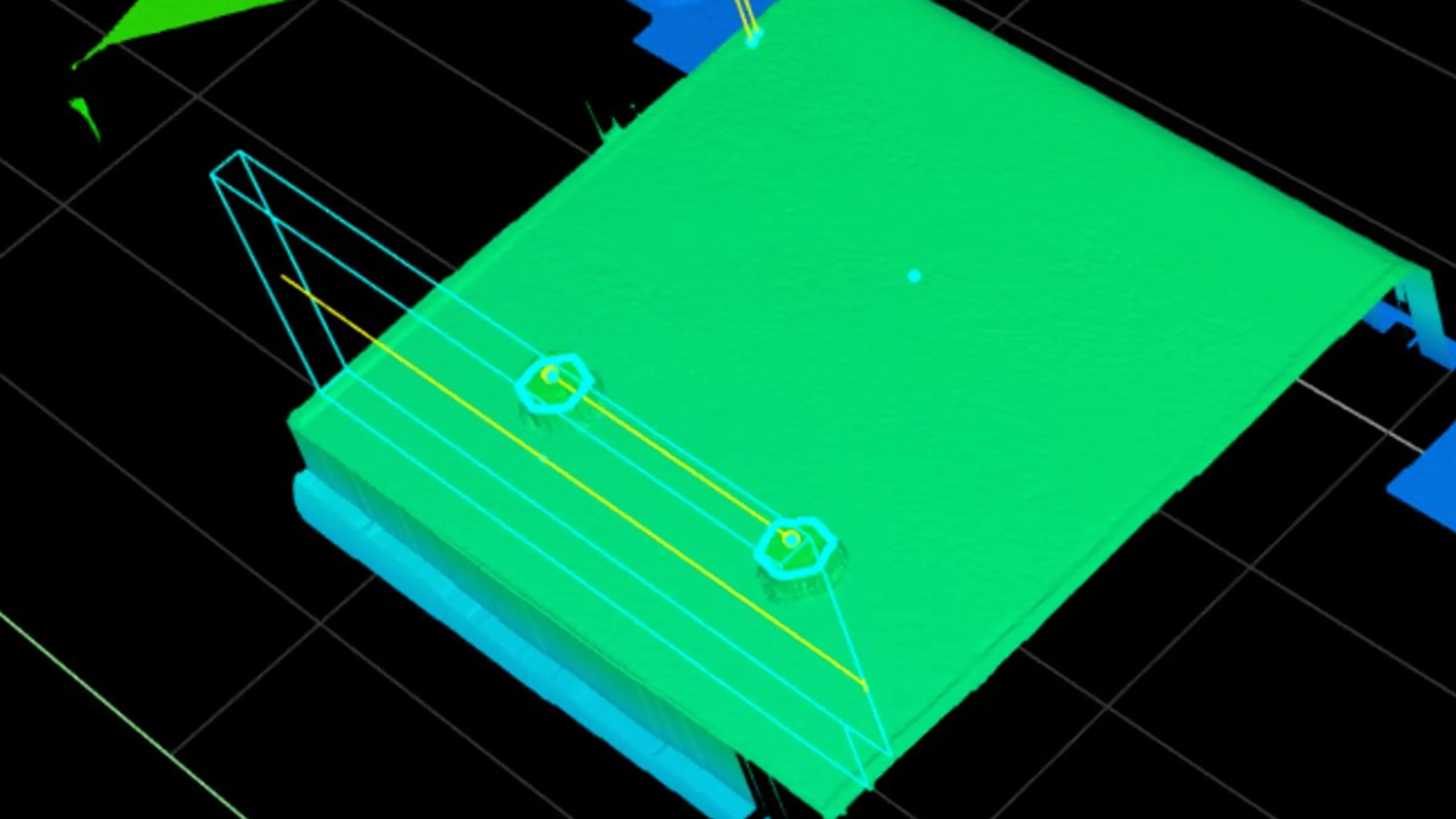 자동차 스키드 모델 스캔 결과