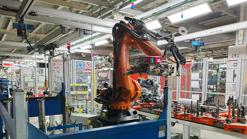 Sistemi di visione robotica 3D per linee di assemblaggio dell'industria automobilistica