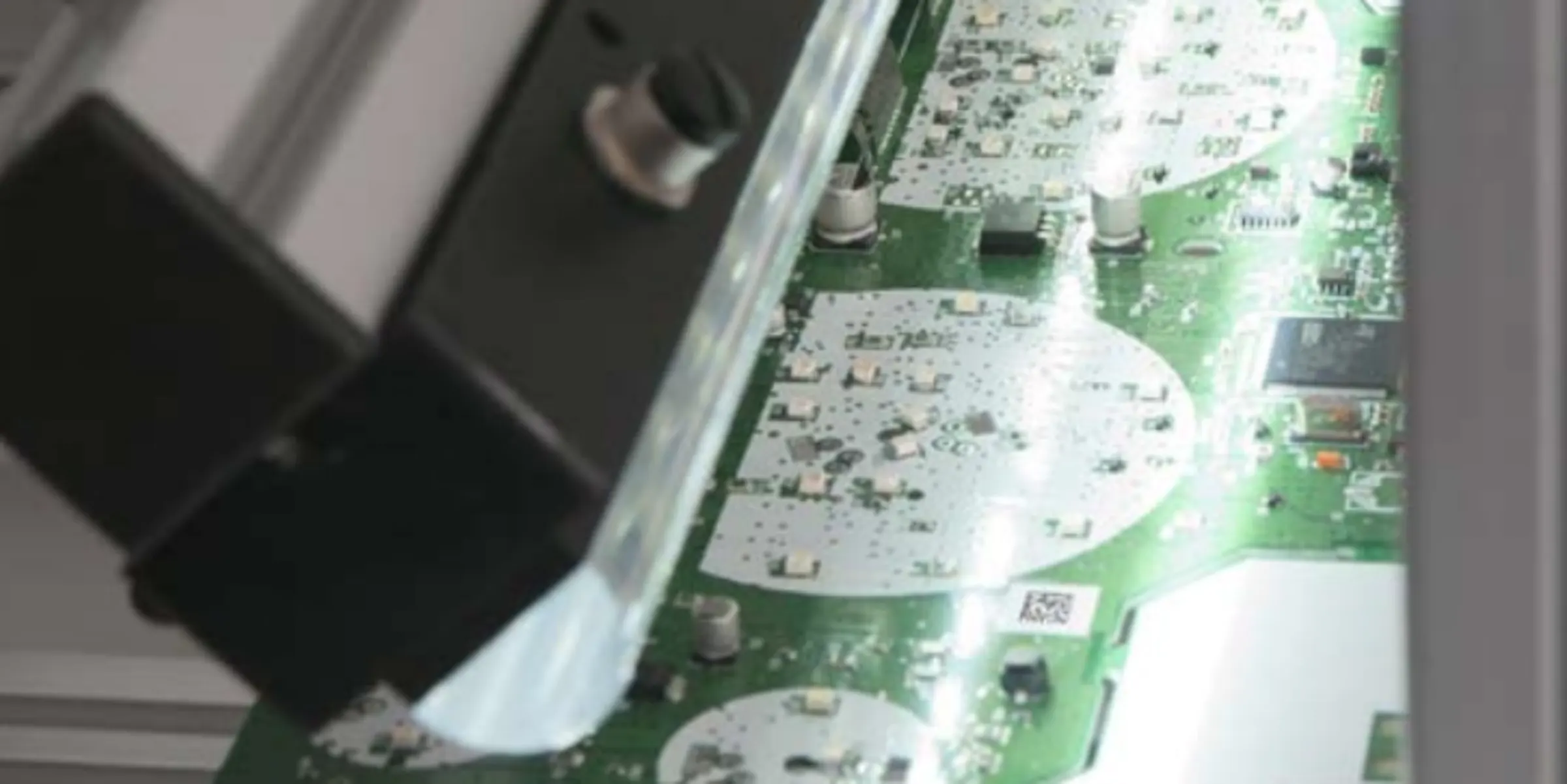 Detail des PanelScan mit Leiterplatte