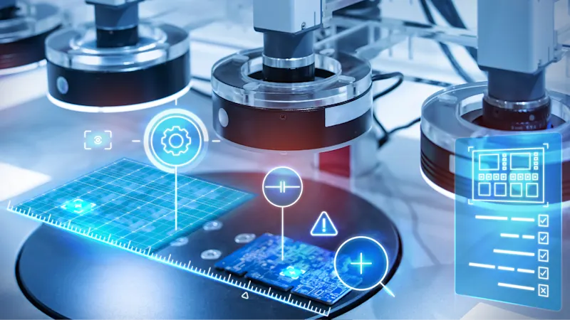 Typical application for CoaXPress: Automated Optical Inspection