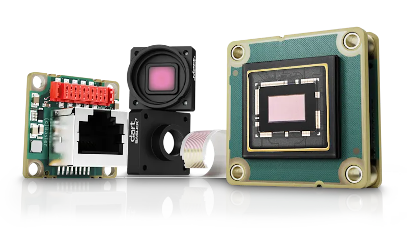 具備 GigE 介面的 dart M 板級相機