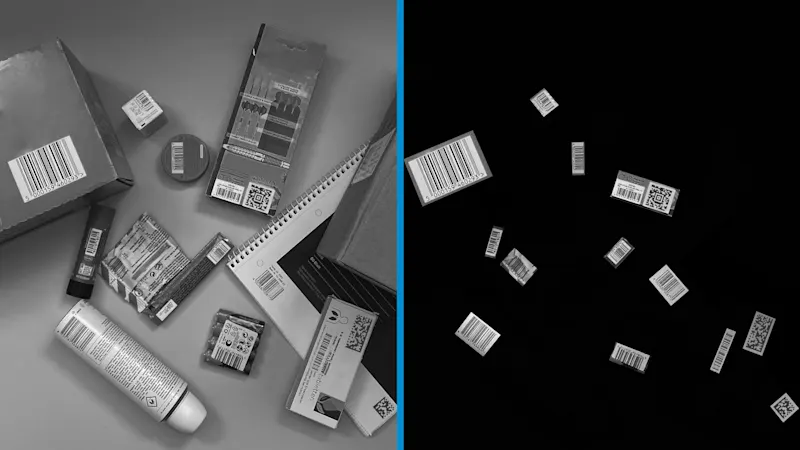 Data reduction through image data pre-processing