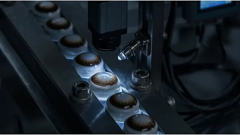 高產量隱形眼鏡製造必須仰賴可靠的自動檢測,才能確保產品品質穩定一致。