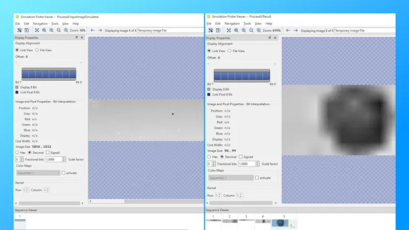 VisualApplets FPGA-Software für die ROI Bestimmung