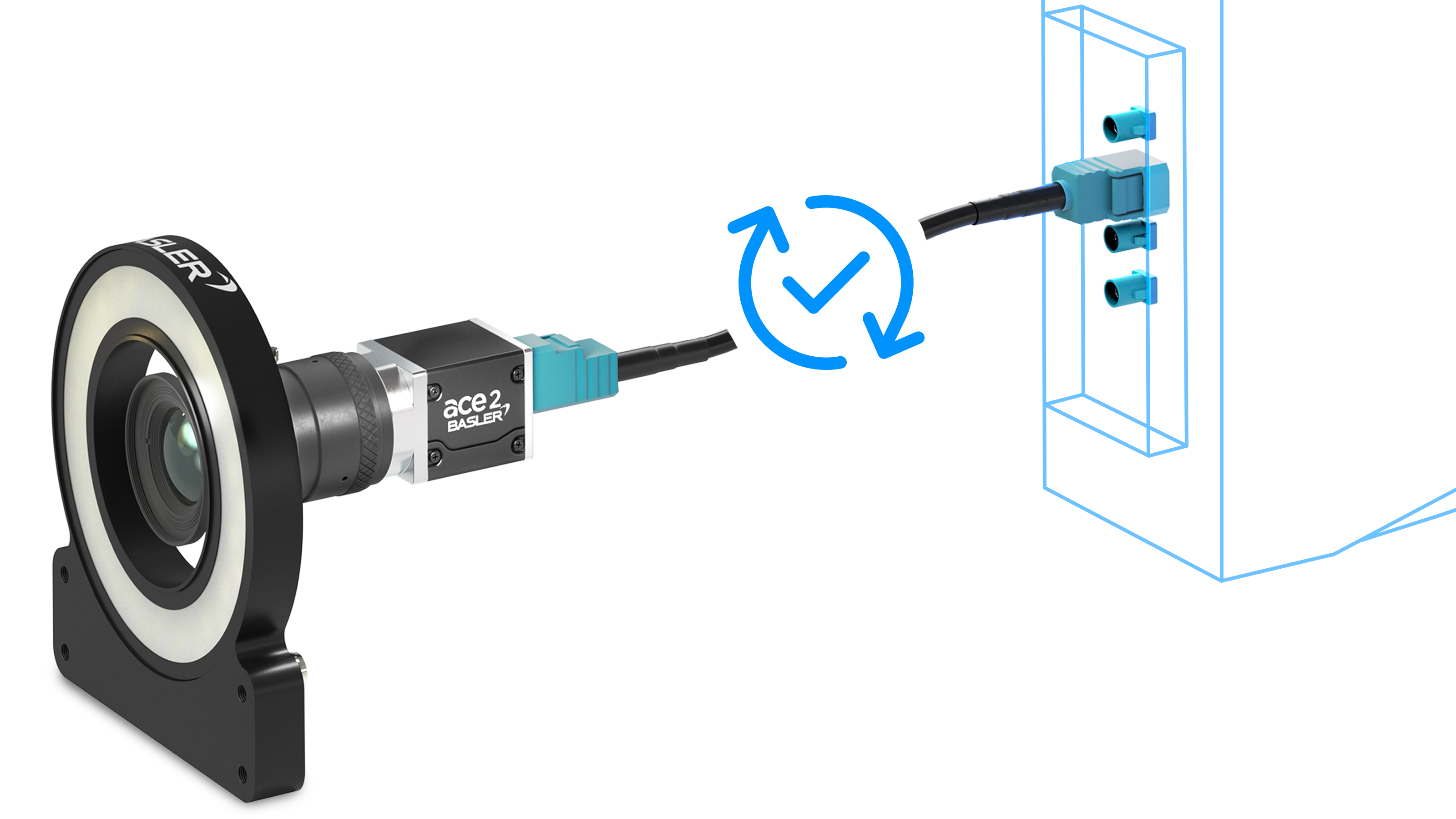 Camera Enablement Packages are industrial PC-specific software add-on packages that enable communication between the ace 2 GMSL camera and the industrial PC.