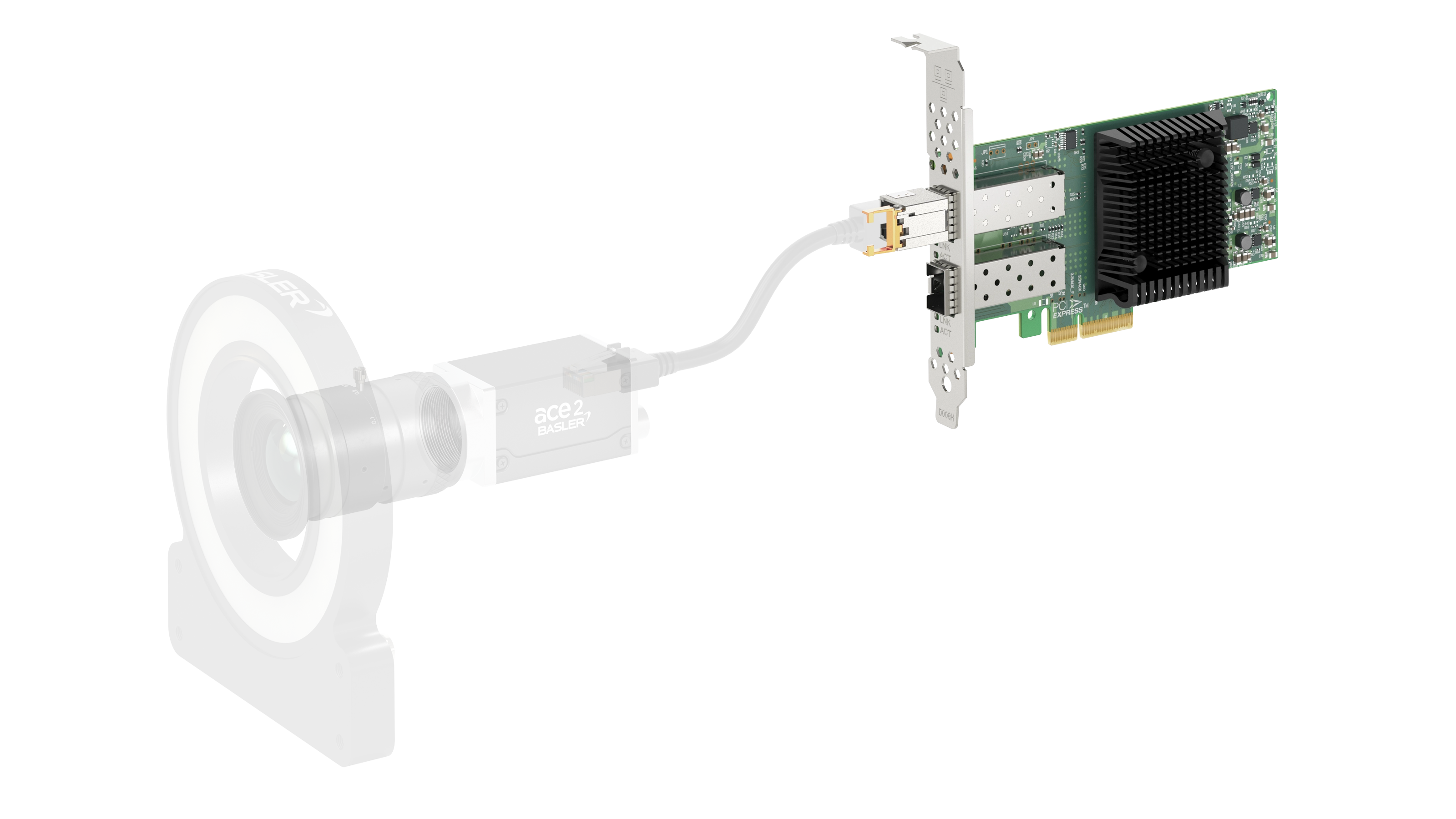 10GigE network interface card and transceiver module