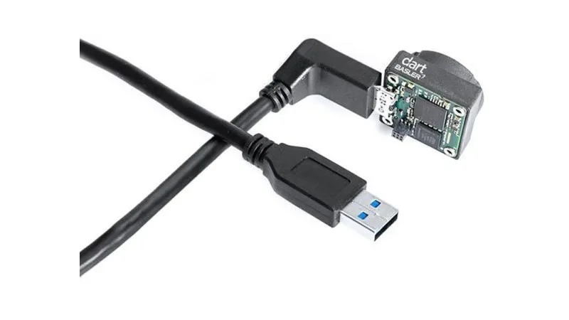  Cable USB 3.0, Micro B 90° A3 / A, 5 m 