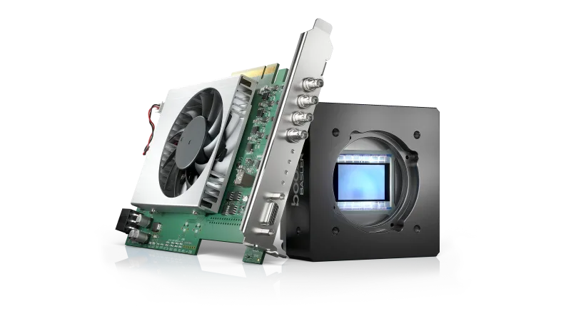 Тестовый комплект Basler CoaXPress с камерой boost содержит все необходимые компоненты для удобного, быстрого и выгодного тестирования системы CXP-12.