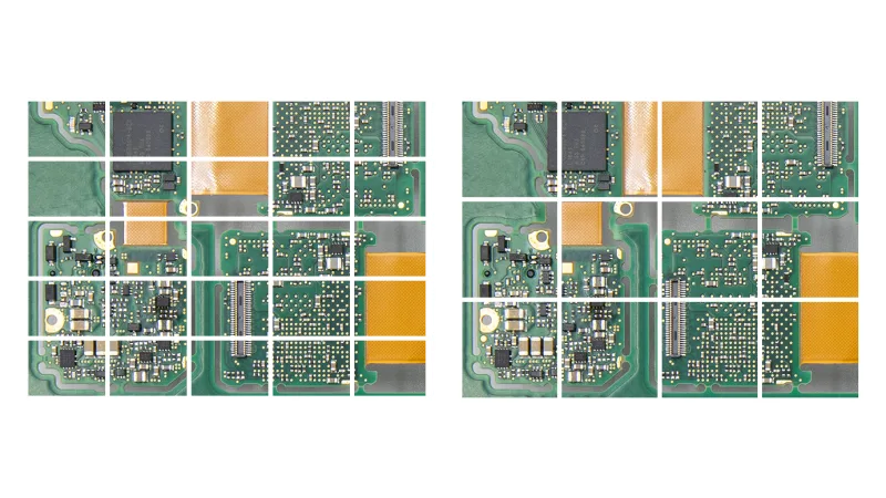 使用第二代IMX253芯片（1200万像素）需要进行25次图像采集，而第四代IMX531芯片（2000万像素）只需要进行12次图像采集