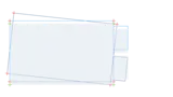 Target position of electrode sheets during the stacking process