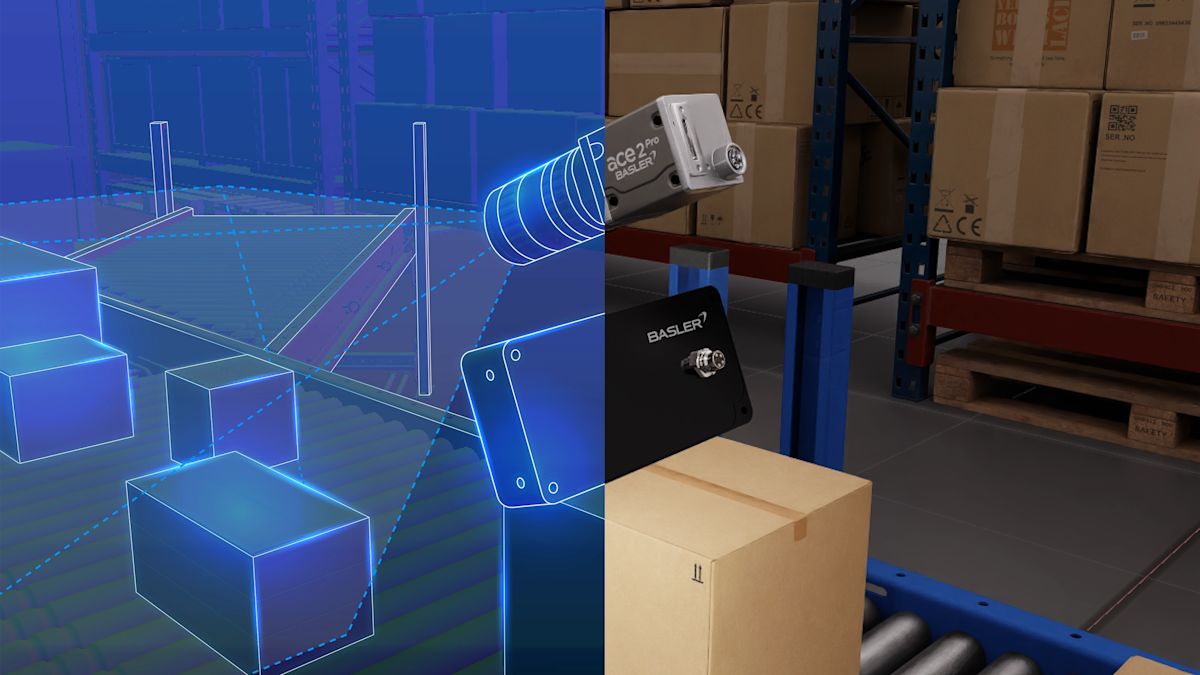 Basler Vision Inclosure System Digital Twin » Vision System Simulation | Basler AG