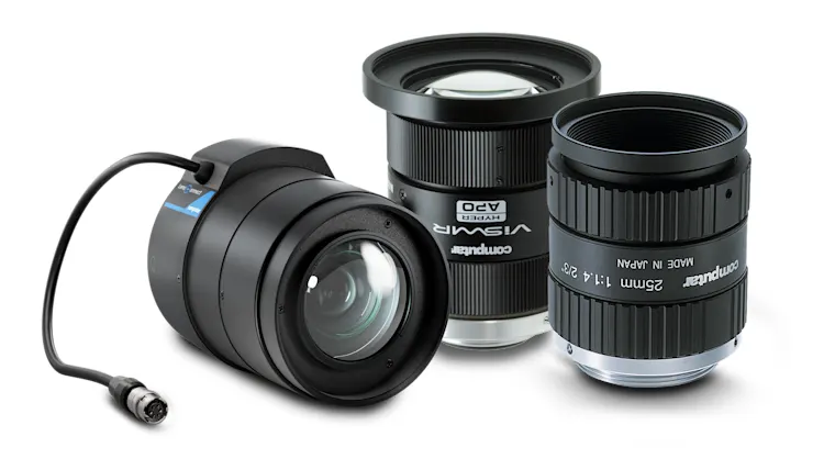 Computar lens portfolio: motorized lenses, SWIR lenses, lenses with small apertures