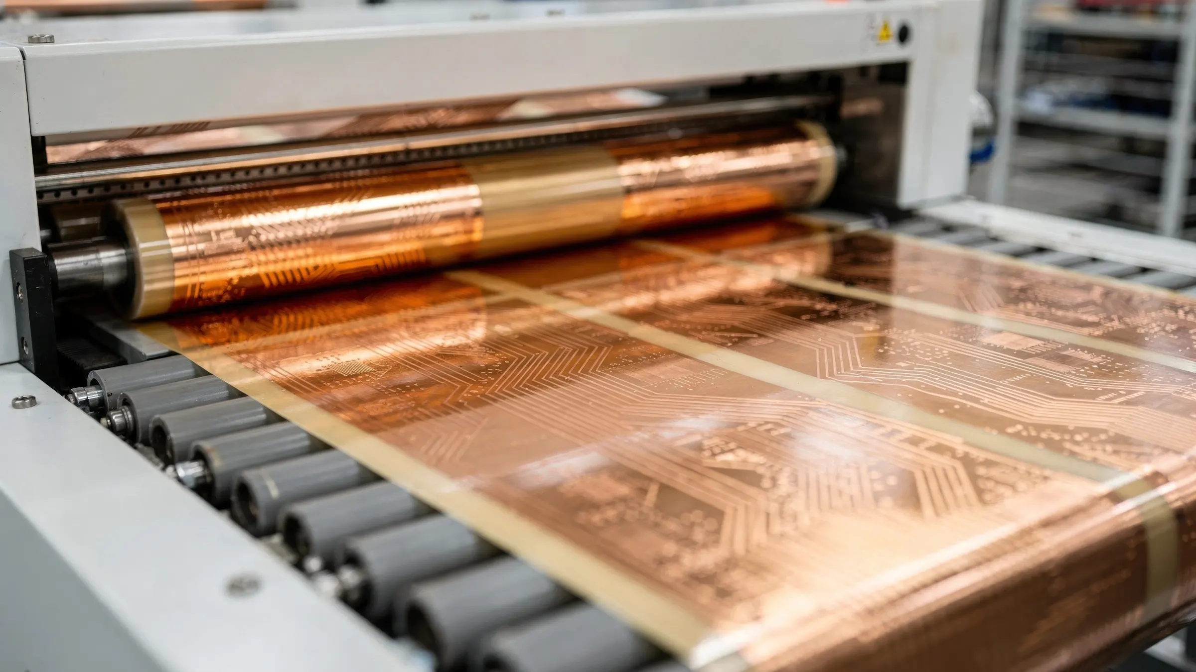 High-speed surface inspection of copper foil and finished CCL