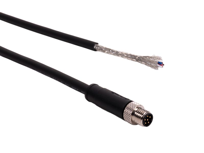Power-I/O Cable, M8 6p/open, P, 10 m, IP67 | Basler AG