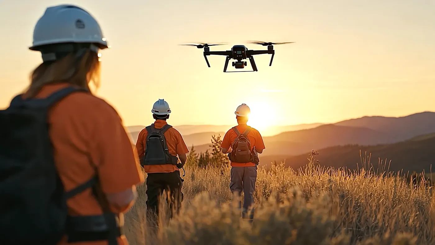 dronne or UAV for forestry