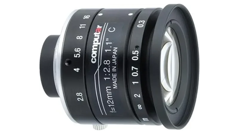  Computar Lens V1228-MPY2 F2.8 f12mm 1.1" 