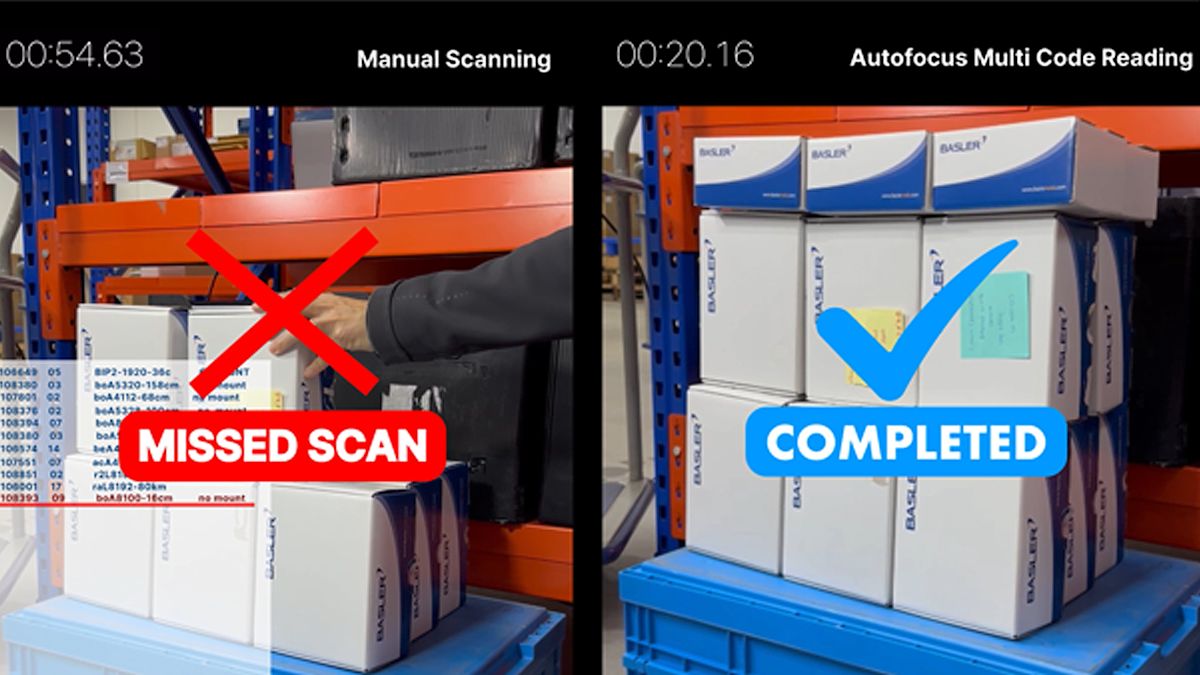 Multi Code Reading Revolutionizing Warehouse Efficiency with Basler’s Overhead Autofocus ...