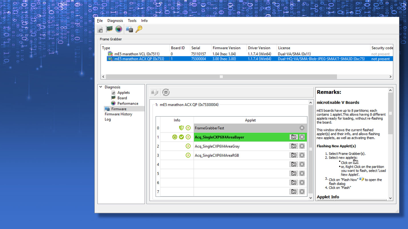 microDiagnostics激活和测试工具 Basler AG